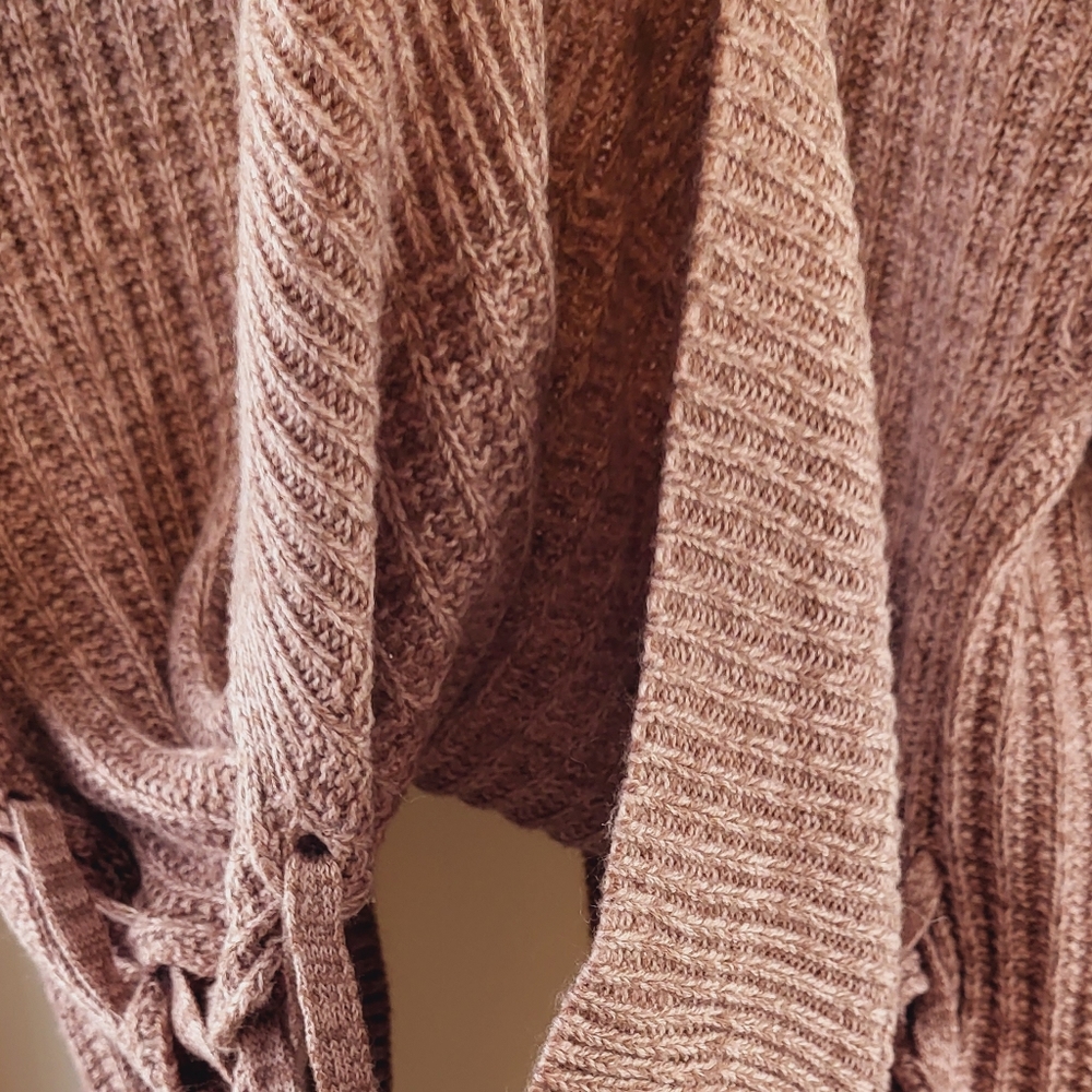 Altar'd State Pink Ribbed Cardigan - Picture 4 of 9